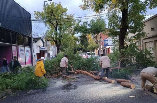 Trabajos por el temporal